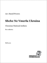 Ukrainian National Anthem Orchestra sheet music cover